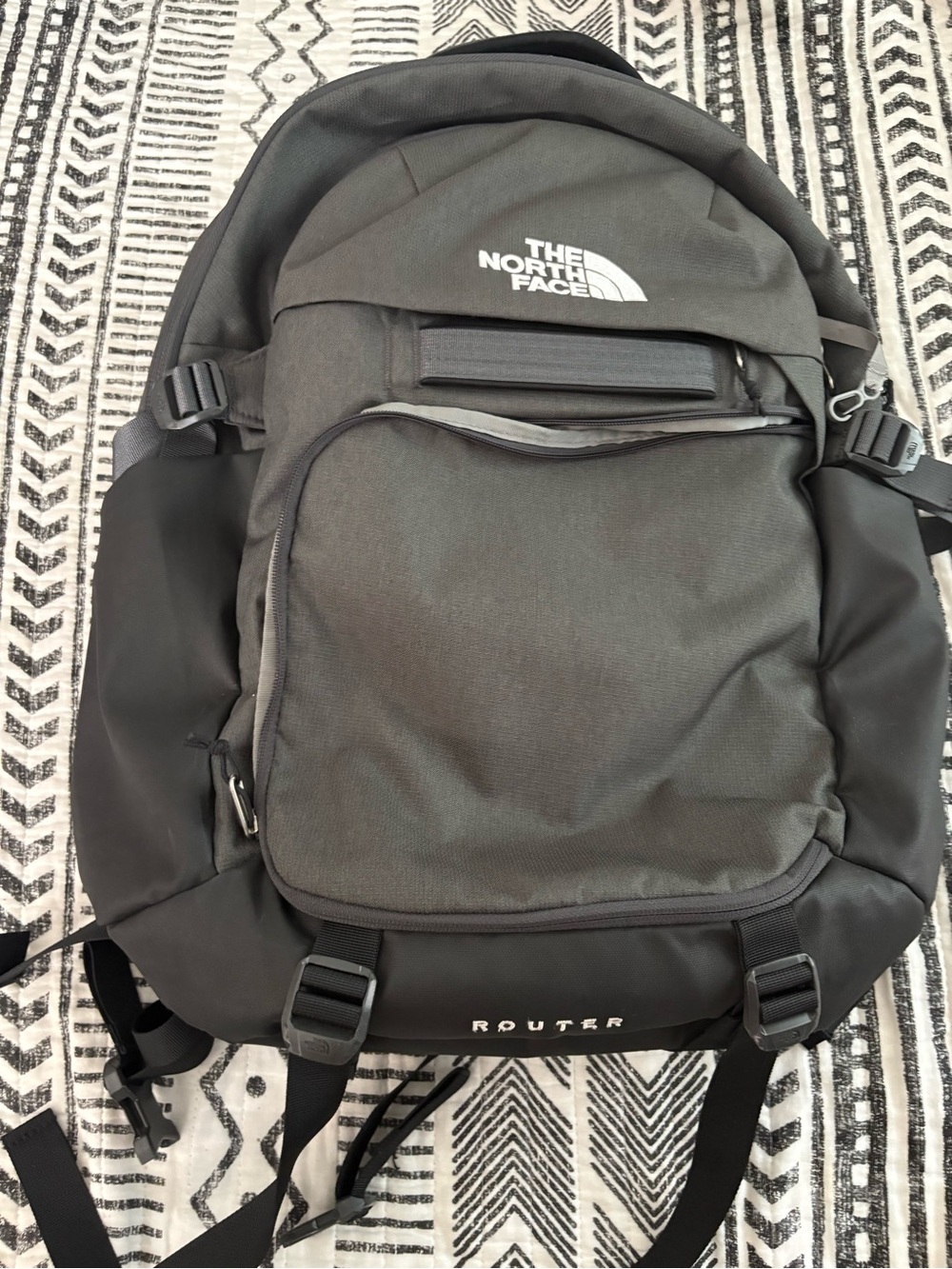 The North Face Men's Black Router Backpack